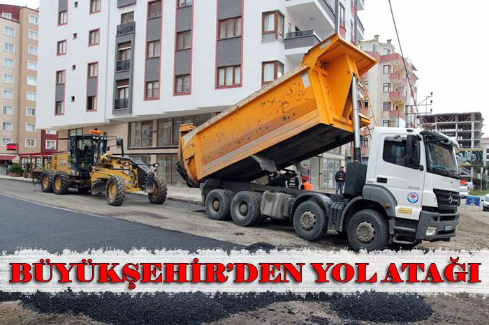 Büyükşehir Belediyesinin yol seferberliği devam ediyor