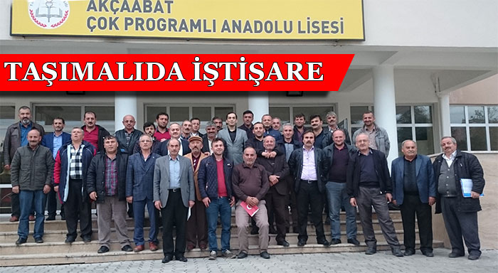 Taşımalıda istişare yapıldı