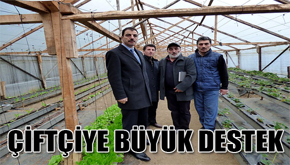 Çiftçiye Büyük Destek