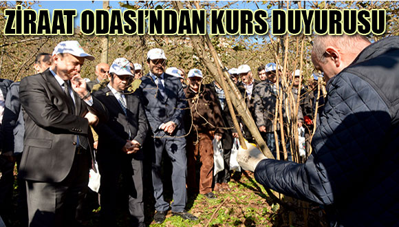 Ziraat Odasından Kurs Duyurusu