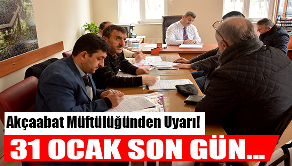 Akçaabat Müftülüğünden Uyarı