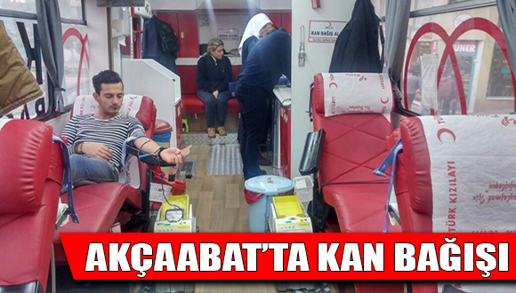 Akçaabat’ta Kan Bağışı