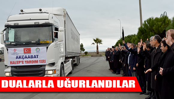 Dualarla Uğurlandılar