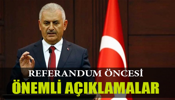Başbakandan Önemli Açıklamalar