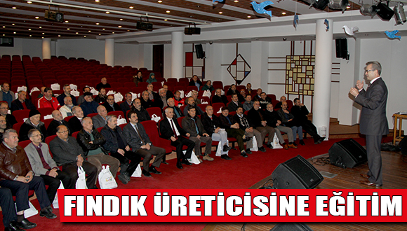 Fındık Üreticisine Eğitim Başladı