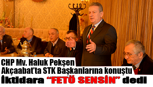 Haluk Pekşen Akçaabat’ta