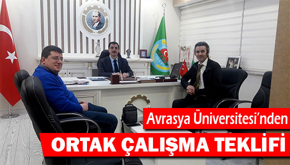 Avrasya Üniversitesinden Akçaabat Ziraat Odasına Ortak Çalışma Teklifi