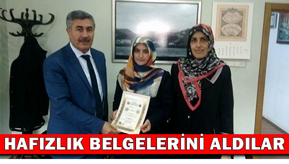 Hafızlık Belgelerini Aldılar