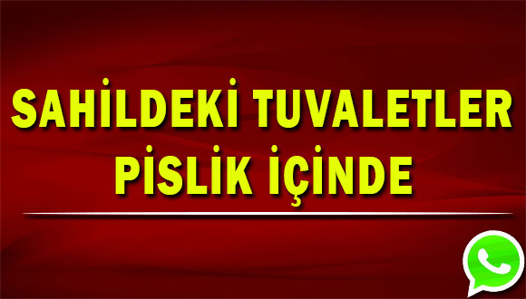 Sahildeki Tuvaletler Pislik İçinde