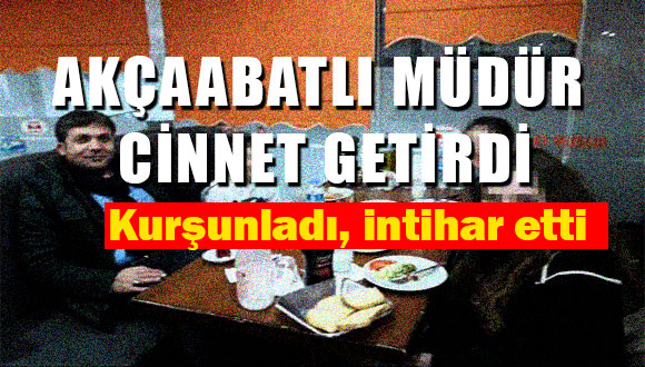Müdür Cinnet Getirdi