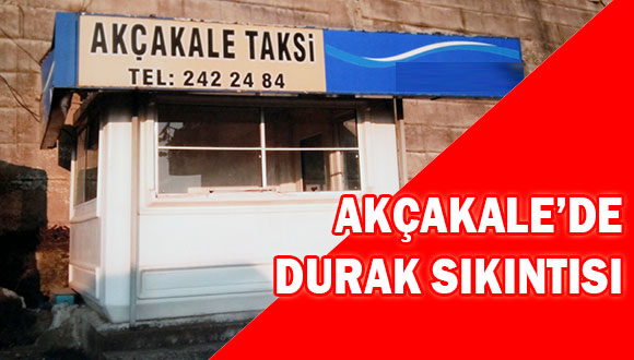 Akçakale’de Durak Sıkıntısı