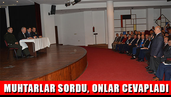 Muhtarlar Sordu, Onlar Cevapladı
