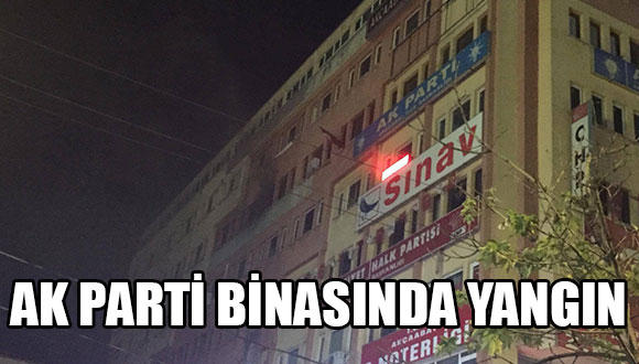 Akçaabat’ta Yangın