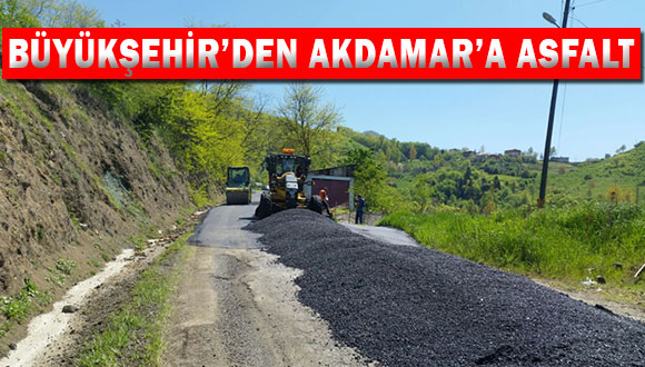 Büyükşehir’den Akdamar’a Asfalt