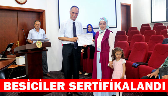 Besiciler Sertifikalandı