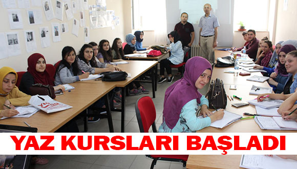 Yaz Kursları Başladı