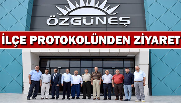 İlçe Protokolünden Özgüneş’e Ziyaret