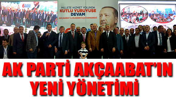 AK Parti Akçaabat’ın Yeni Yönetimi