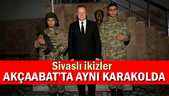 Sivaslı İkizler Akçaabat’ta Aynı Karakolda