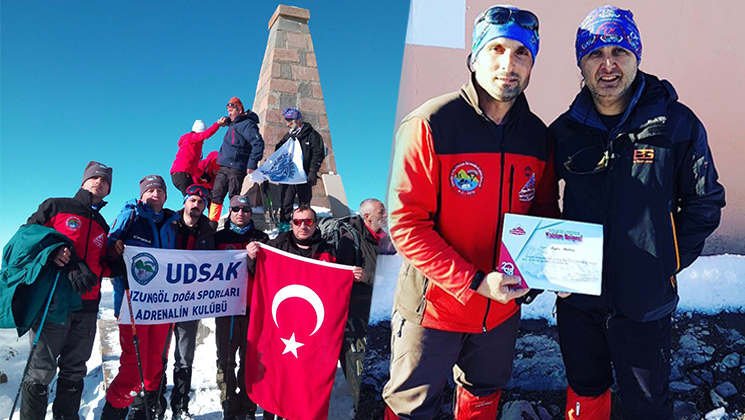 TRABZON’LU DAĞCILAR SARIKAMIŞ’A DAMGASINI VURDU