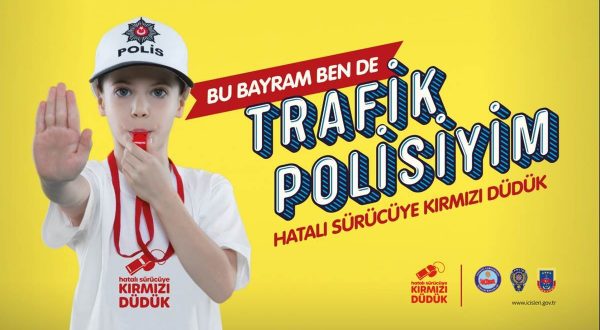 BAYRAMDA TRAFİK KAZALARINA KARŞI ”KIRMIZI DÜDÜK”