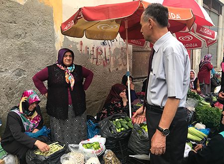 AKÇAABAT SALI PAZARINDA BUGÜN