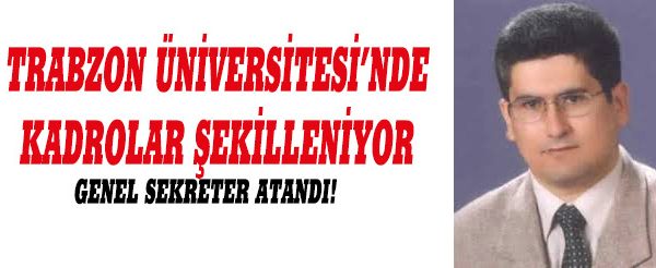 GENEL SEKRETER ATANDI