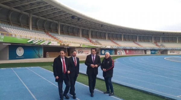 ŞENEL SPOR TESİSLERİNDE İNCELEMEDE BULUNDU