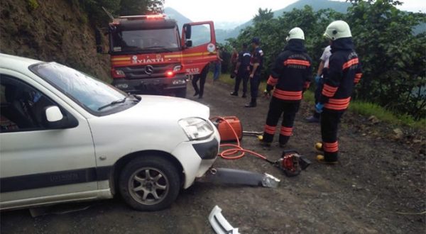 AKÇAABAT’TA FECİ KAZA! 1 ÖLÜ