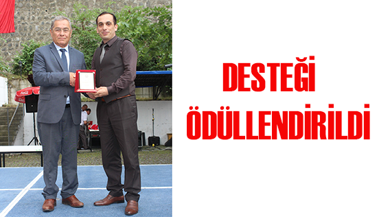 DESTEĞİ ÖDÜLLENDİRİLDİ