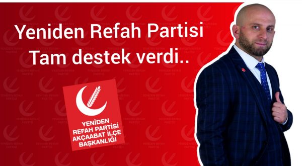 YENİDEN REFAH PARTİSİ’NDEN AÇIKLAMA