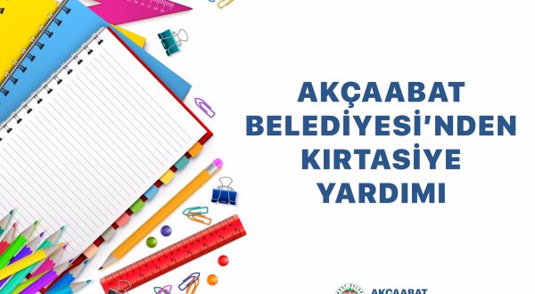 BELEDİYEDEN KIRTASİYE YARDIMI